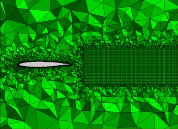 Cut through Floating Hex Block